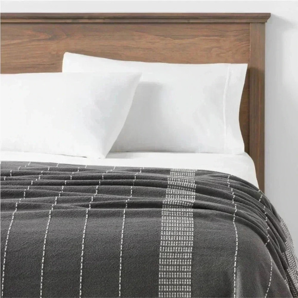 NWT Global Fringed Oversized Throw Blanket
Gray - Threshold - Picture 1 of 4